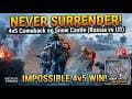 NEVER SURRENDER! ❄️ | 4v5 Comeback on Snow Castle (Russia vs US)